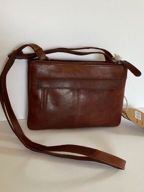 Wild West Classic Brown Leather Crossbody Bag